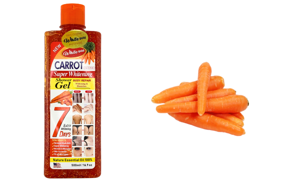 Carrot Super Whitening Shower Gel