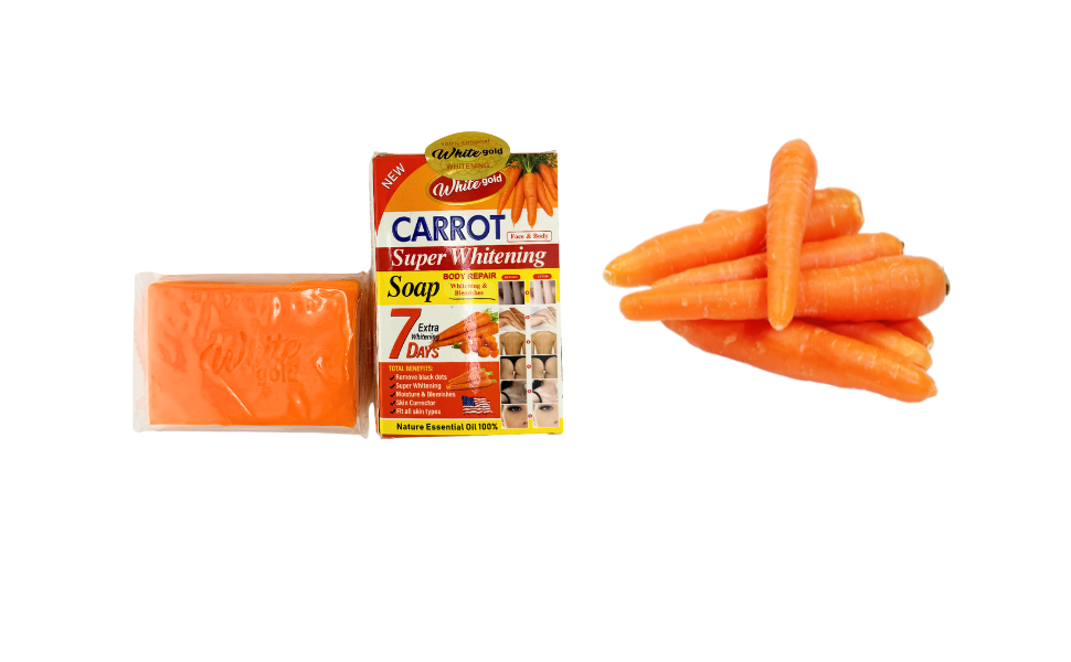 Carrot Super Whitening Face & Body Soap